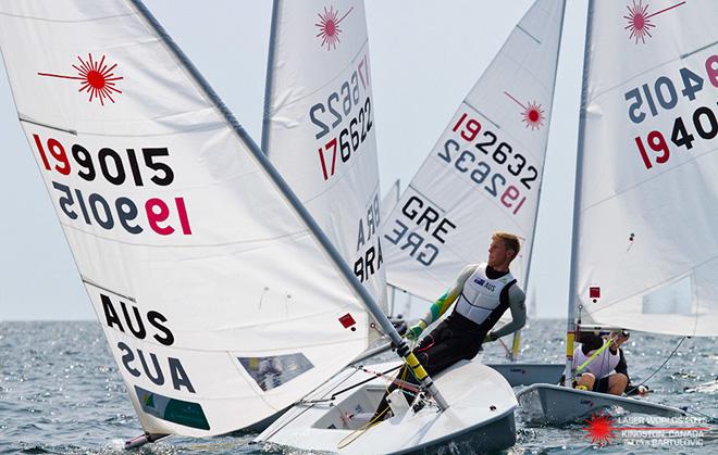 Matthew Wearn representing Australia - 2015 Laser World Championships – Day 2 © Luka Bartulovic